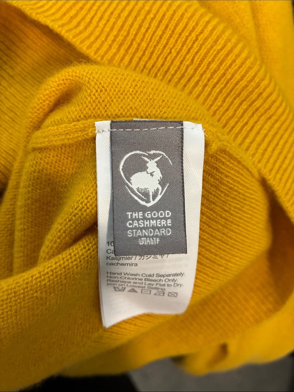 J. crew—Classic Women's Crewneck Sweater - Mustard Yellow - Picture 4 of 5